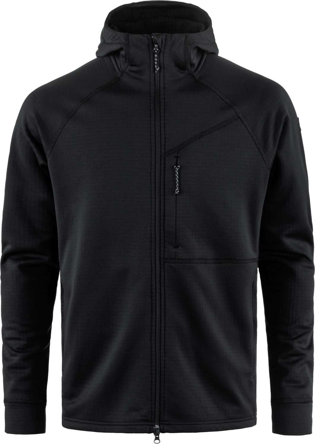 Fjällräven Abisko Grid Fleece Hoodie Mens Black (550)