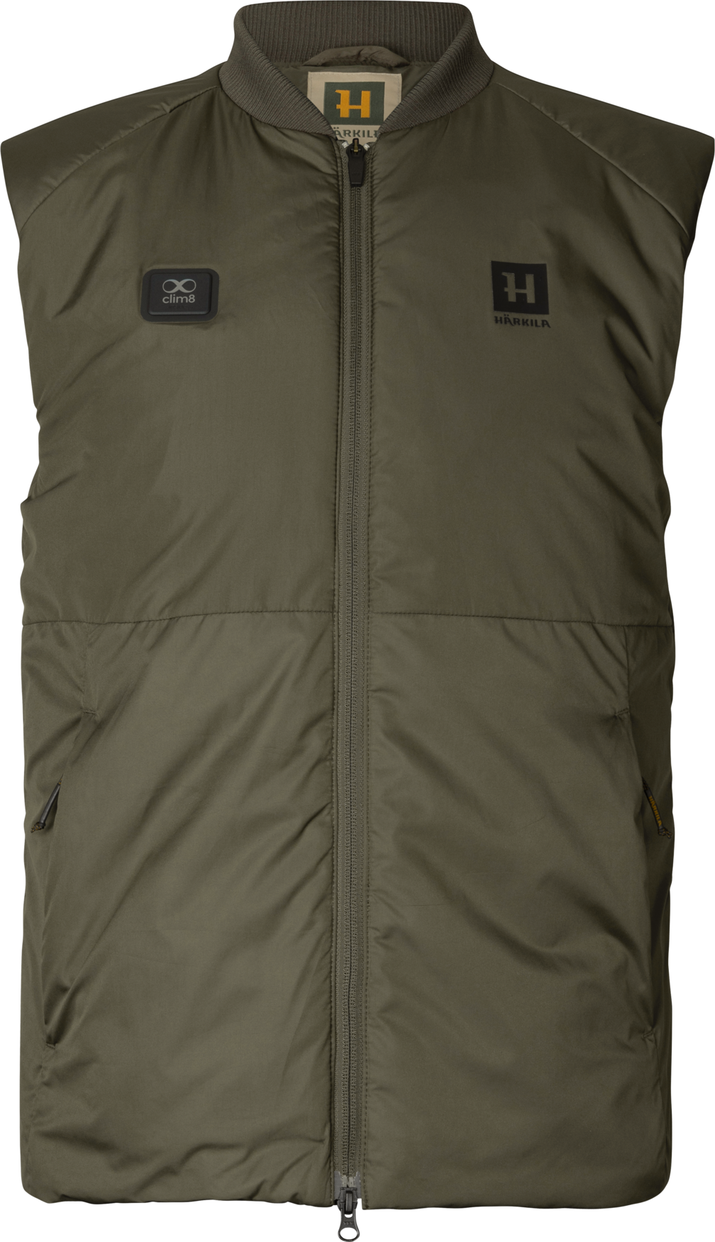 Härkila Clim8 Base Waistcoat Mens Willow Green