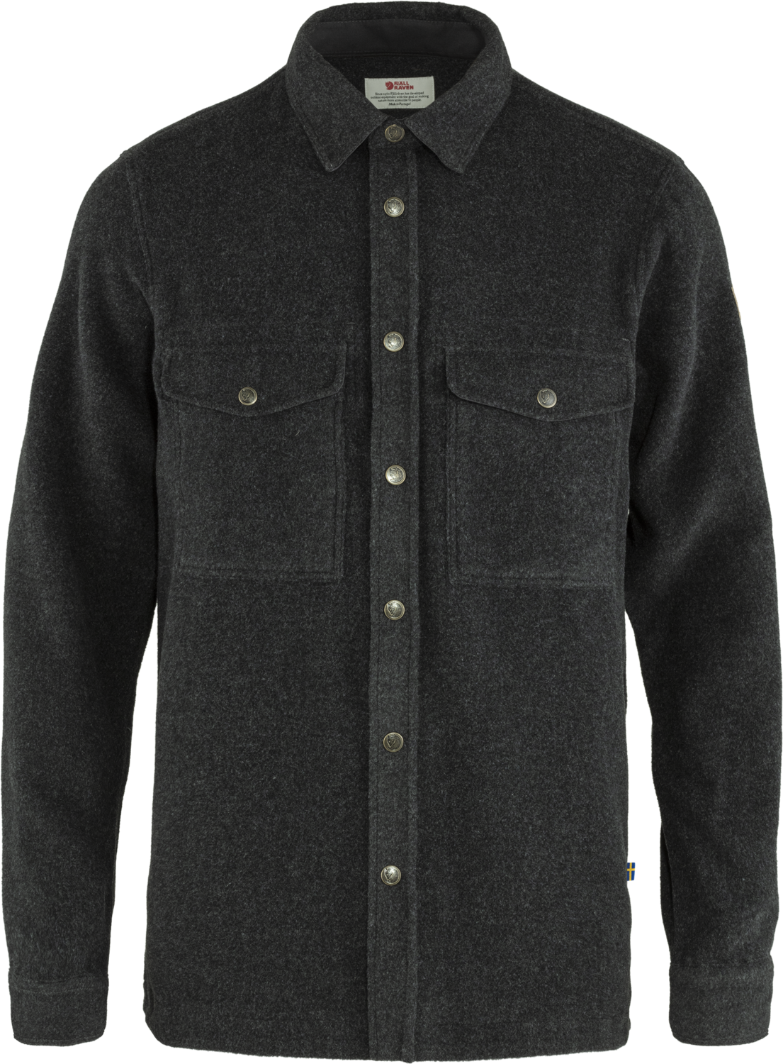 Fjällräven Canada Shirt Solid Mens (Demo) Dark Grey (030)