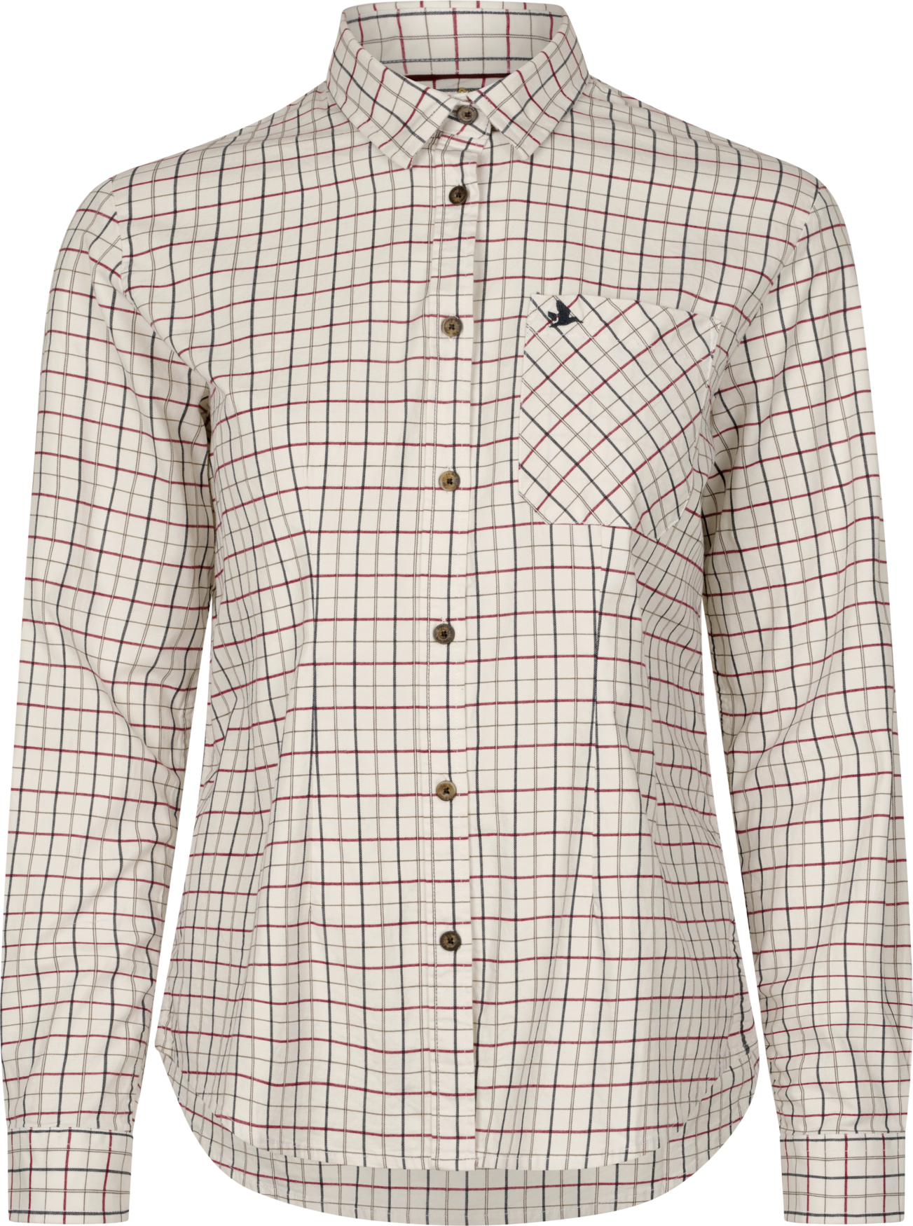 Seeland Kerry Shooting Shirt Womens Cabernet / Blue Check