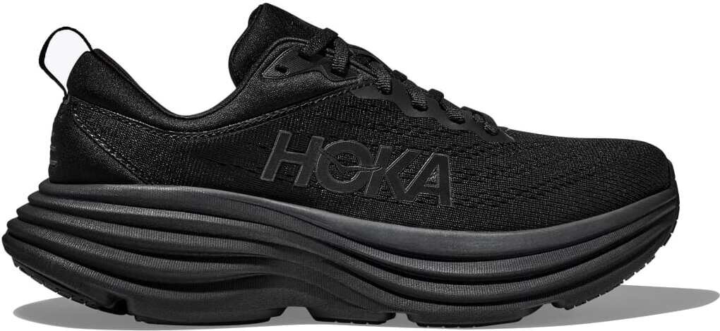 Hoka Bondi 8 Wide Mens Black / Black