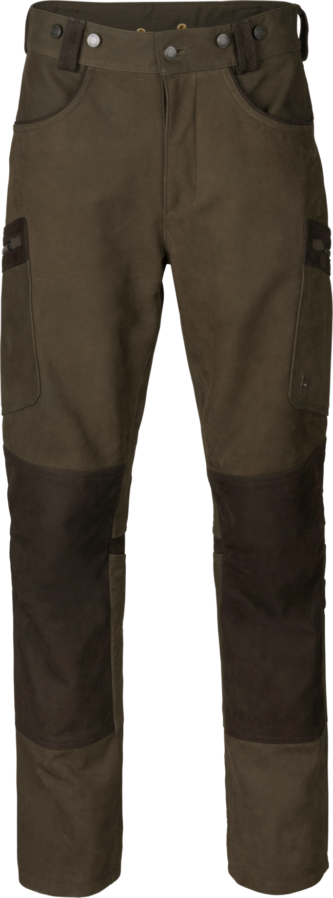 Härkila Pro Hunter Leather Trousers Mens Willow Green