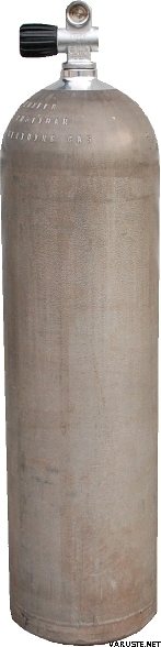 Luxfer Aluminium Cylinder 11,1L/207bar with DIN valve Dirty beast