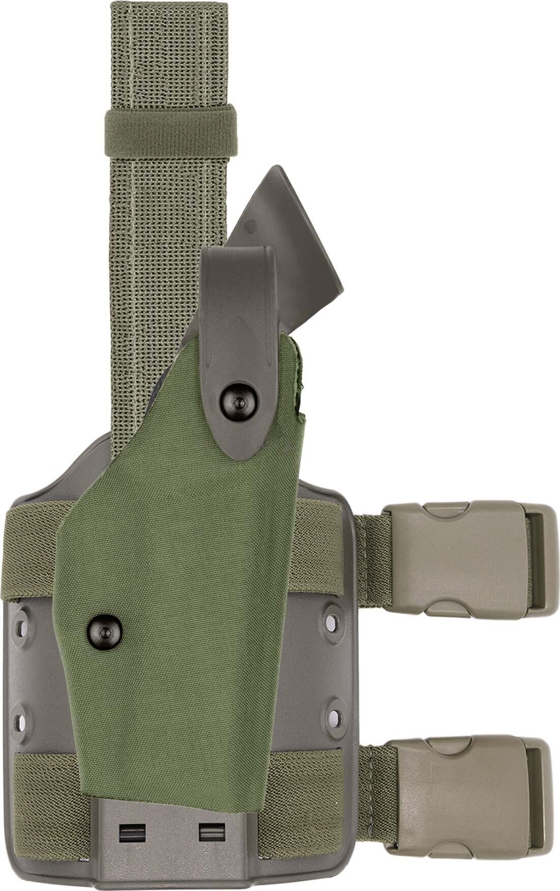 Safariland Model 6004 USN SLS Low Signature Tactical holster with Leg Shroud Ranger Green