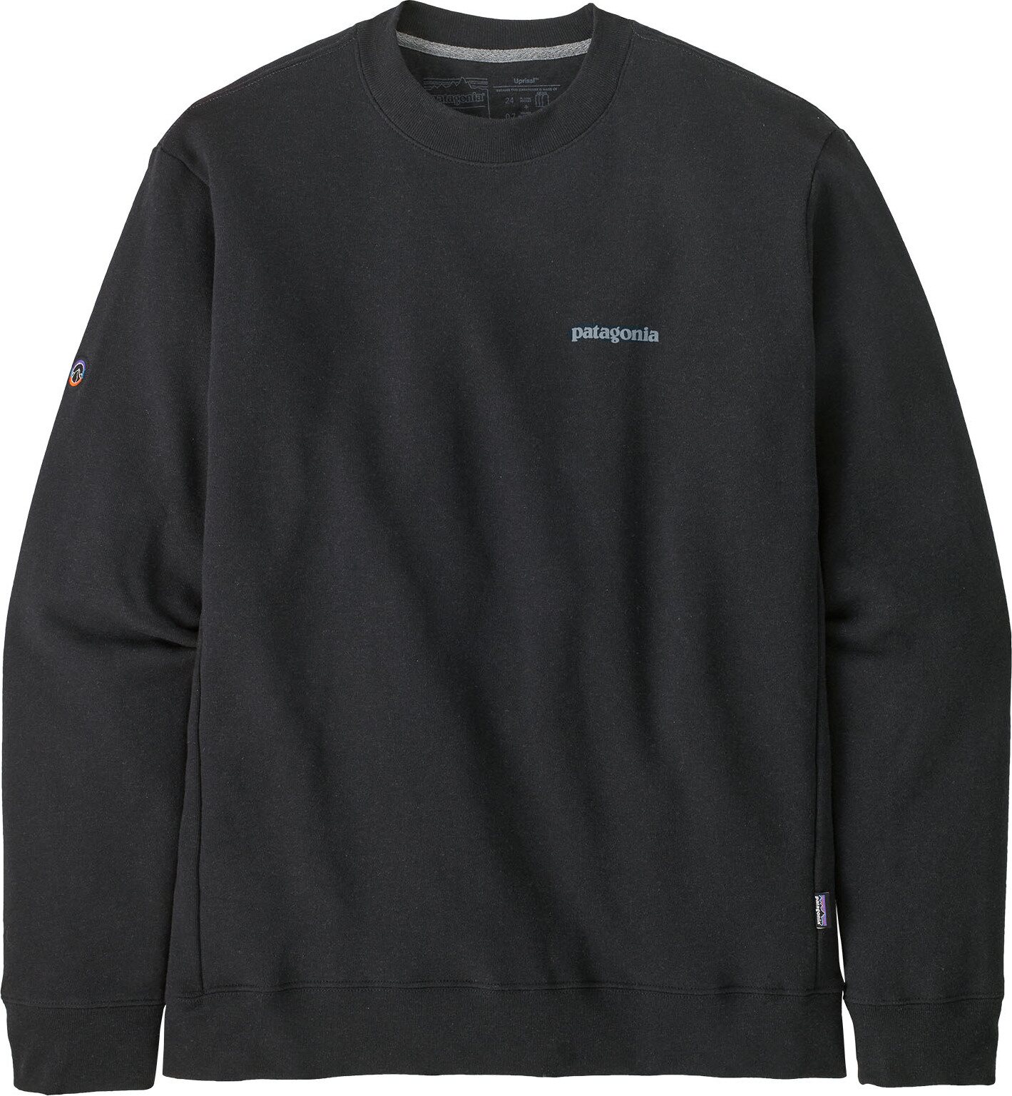 Patagonia Fitz Roy Icon Uprisal Crew Sweatshirt Unisex Ink Black
