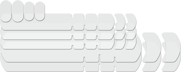 Lizard Skins Frame Kit Gloss Clear
