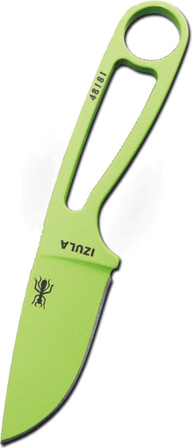 ESEE Knives Izula Venom Green Blade / Black Sheath with Clip Plate