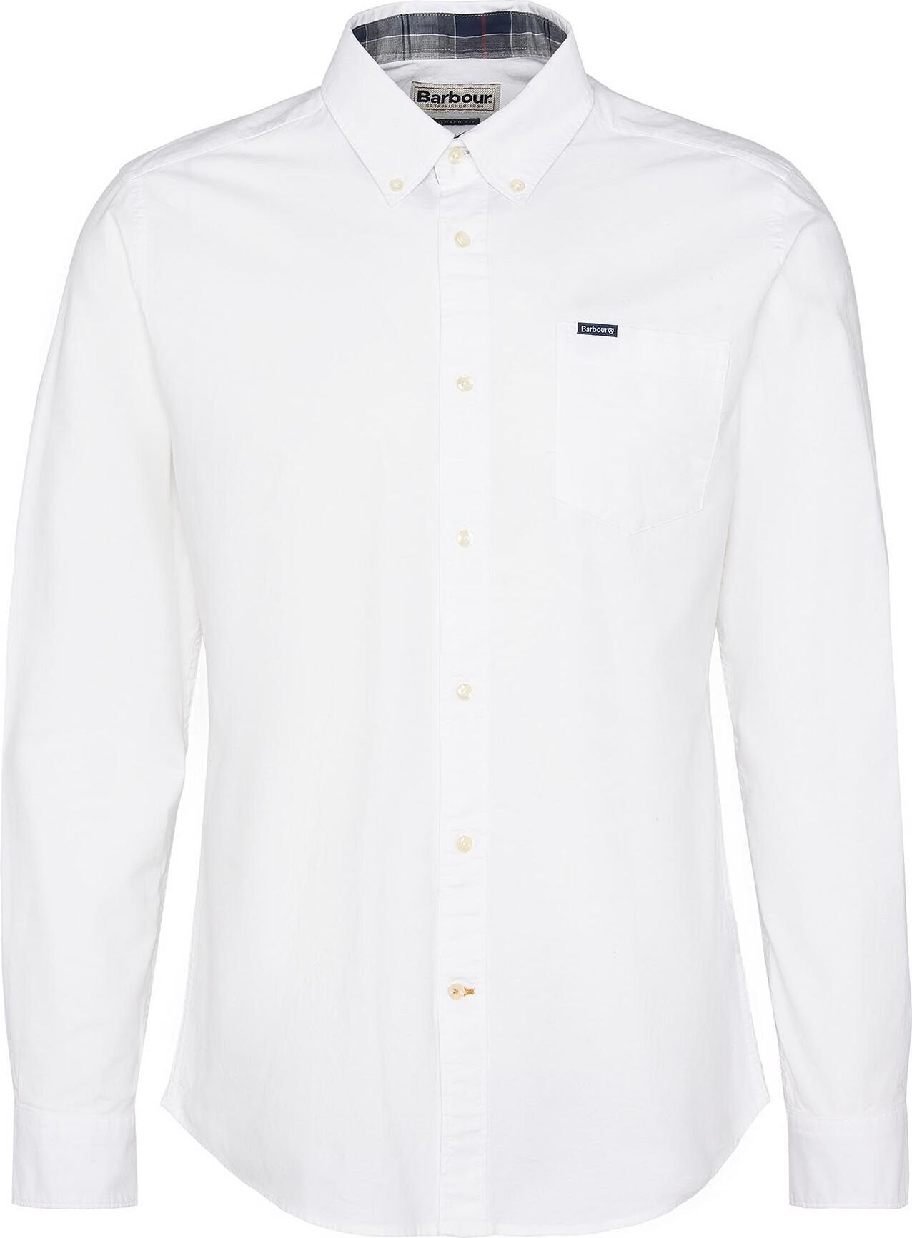 Barbour Marsden Tailored Oxford Shirt Mens White