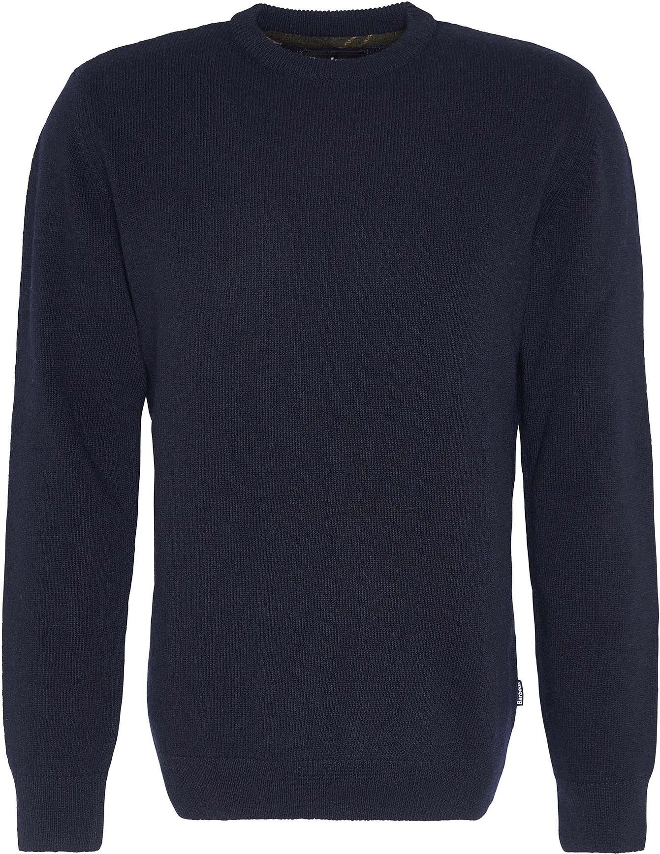 Barbour Holden Crew Neck Sweater Mens Navy