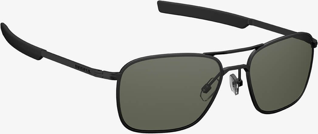 Magpul Santini Eyewear, Polarized Black Frame, Gray Green Lens