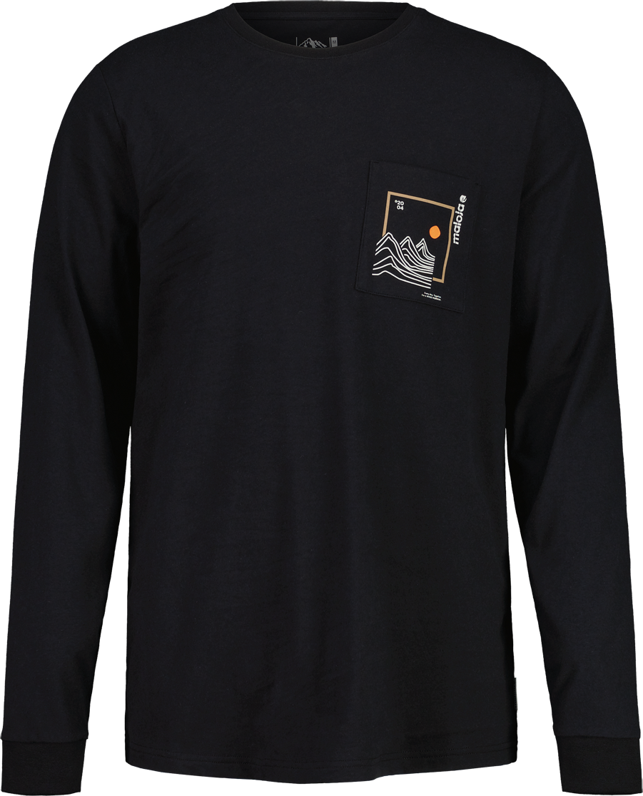 Maloja ChliM. Longsleeve Mens Deep Black