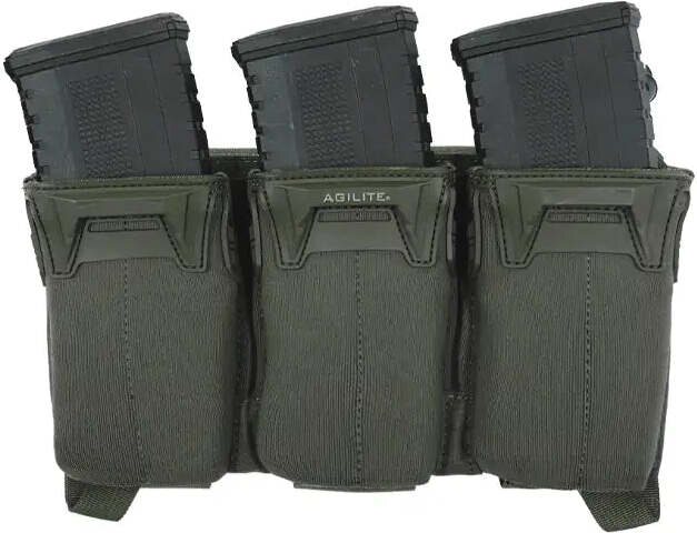 Agilite PINCER™ Placard Multi-Caliber Triple Mag Pouch Ranger Green