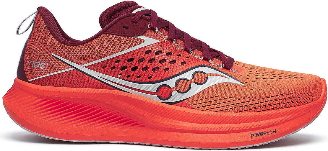 Saucony Ride 17 Mens Pepper / Currant
