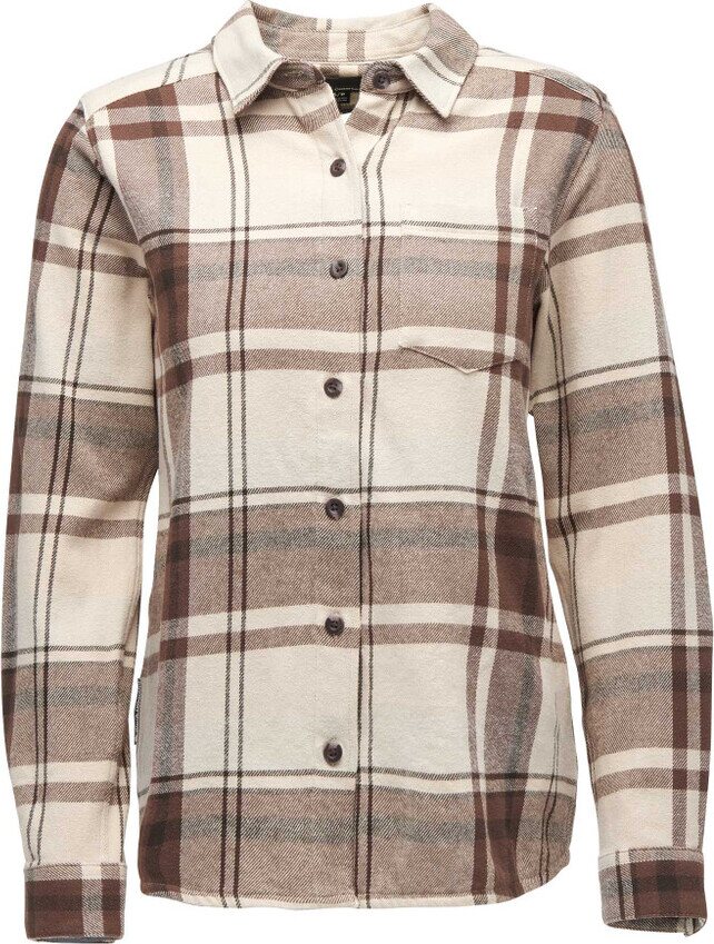 Black Diamond Project Flannel Womens Chalk Pink / Walnut Plaid