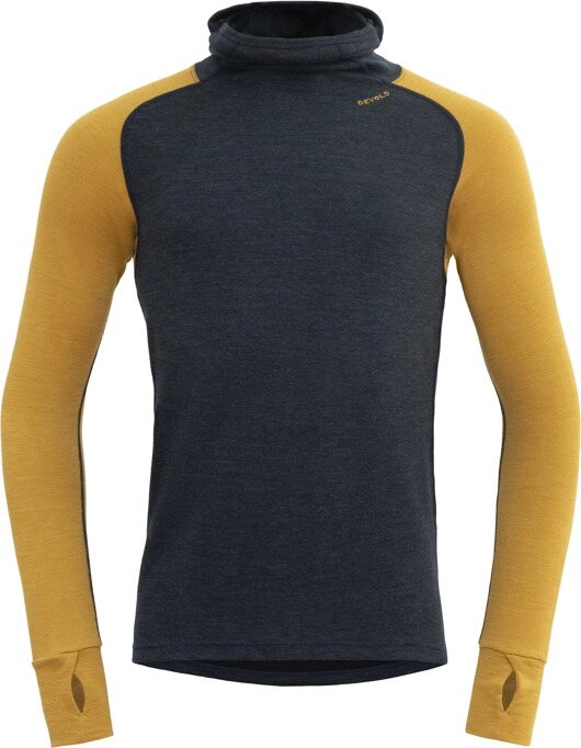 Devold Expedition Merino Silk Hoodie Mens Ink/Arrowwood