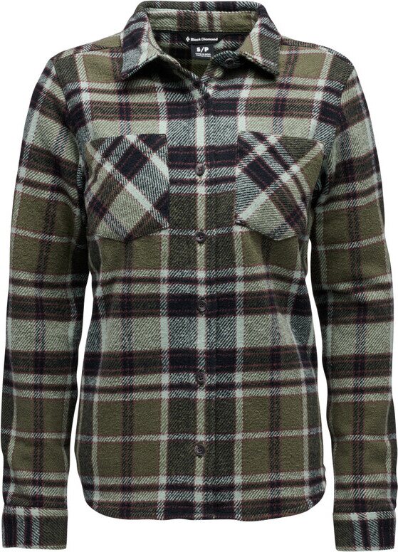 Black Diamond Project Heavy Flannel Womens Tundra / Black / Agave Plaid