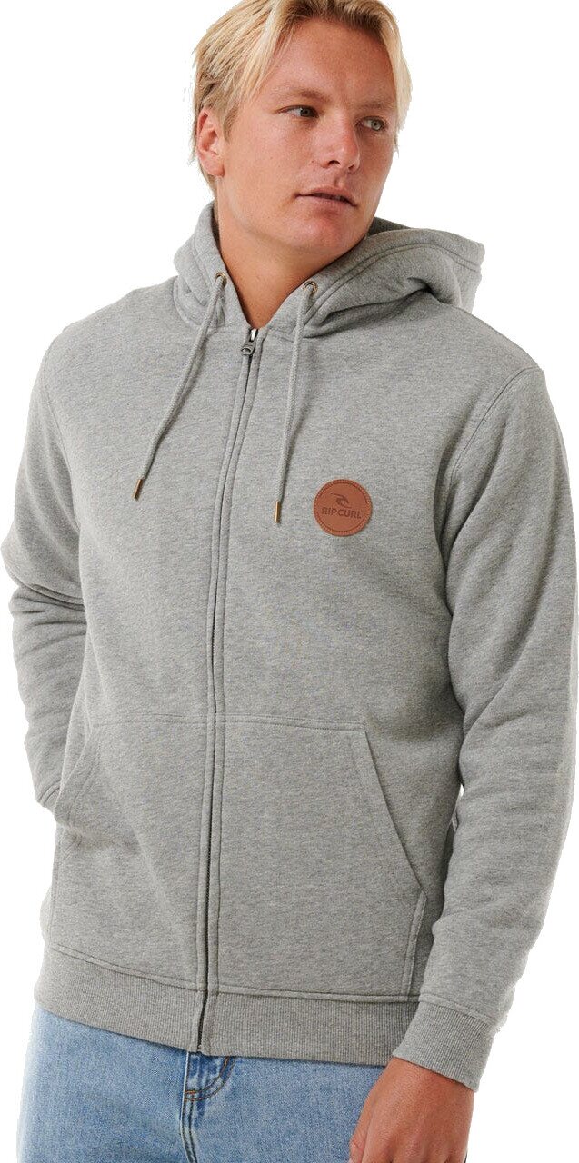 Rip Curl Icos Lined Fleece Mens Grey Marle