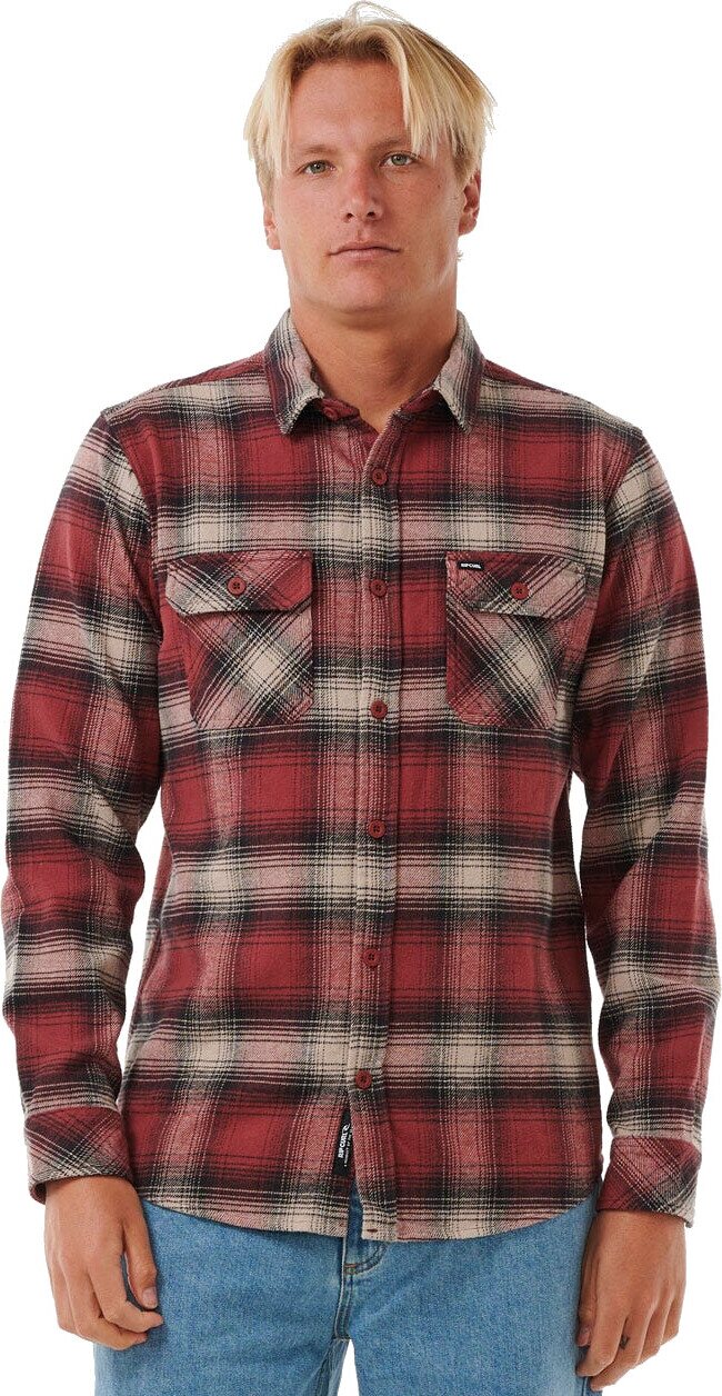 Rip Curl Count Flannel Shirt Apple Butter
