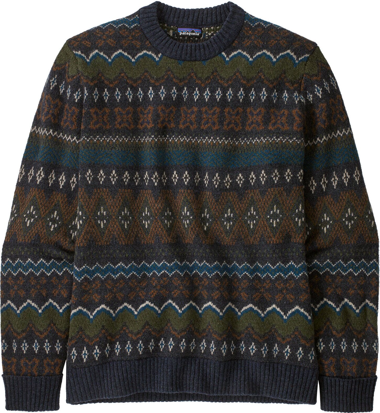 Patagonia Recycled Wool-Blend Sweater Mens Helmsman: Smolder Blue