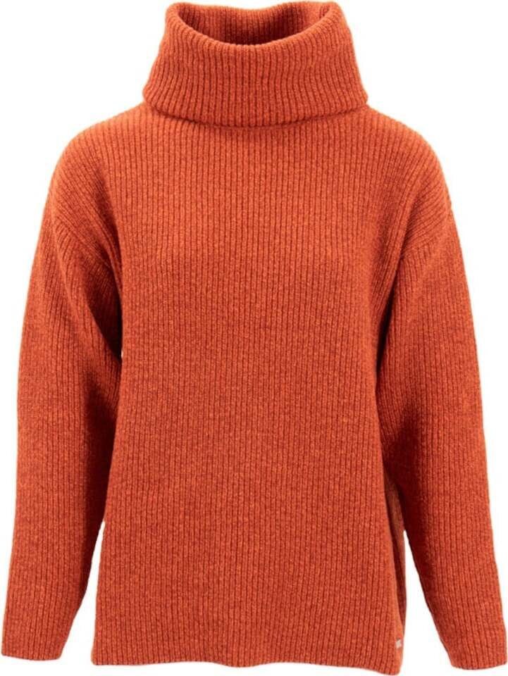 Sätila Sandby Polo Sweater Womens Orange Melange