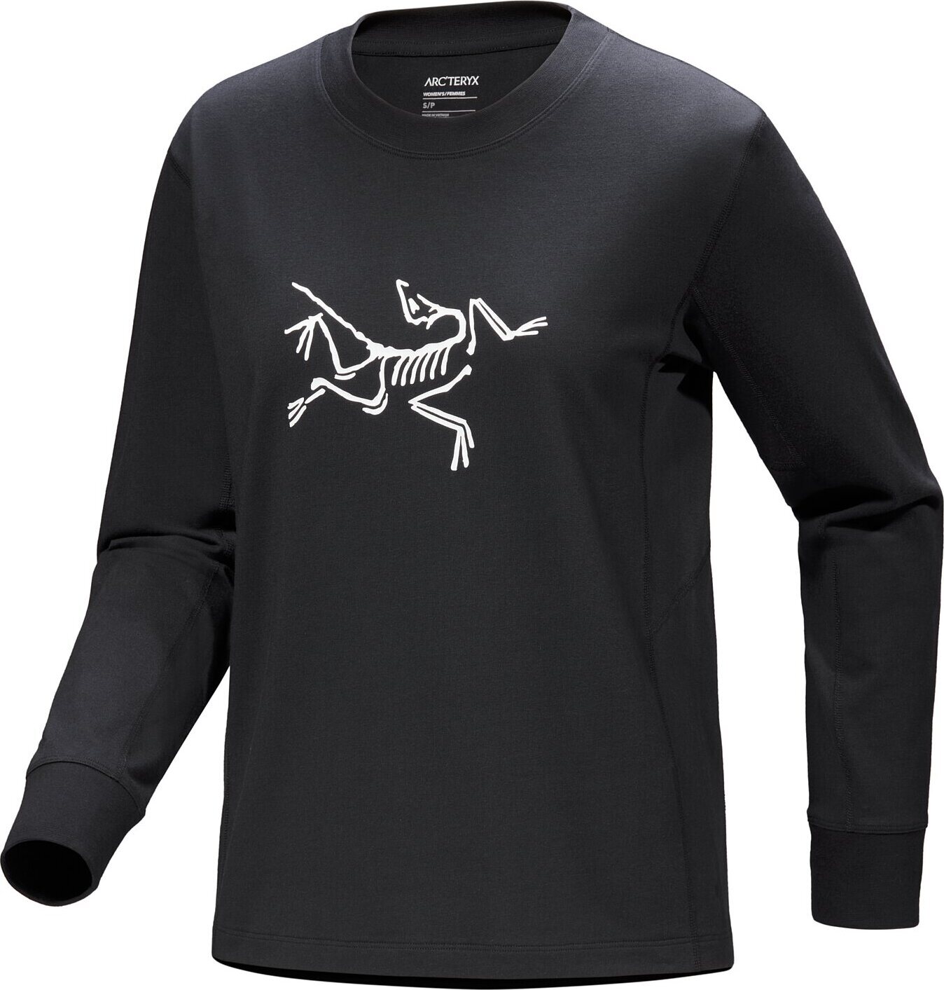 Arc'teryx Archaeopteryx Logo Long Sleeve Womens Black