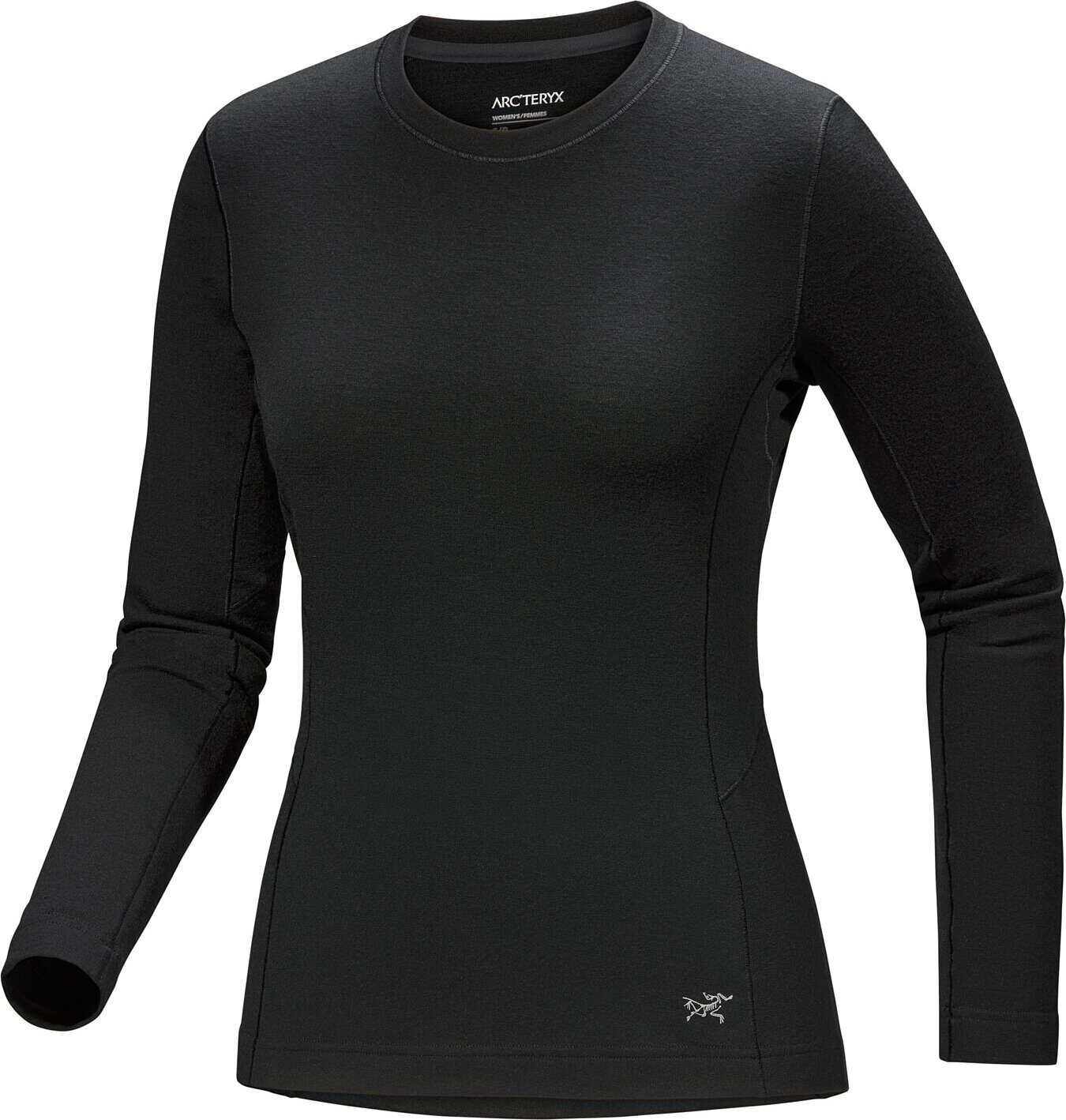 Arc'teryx Satoro Merino Wool Crew Womens Black