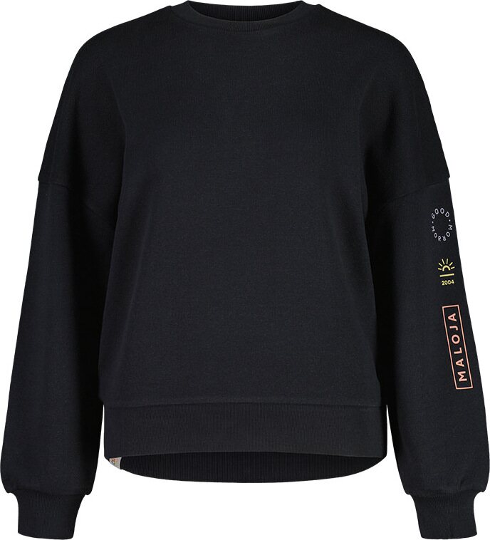 Maloja ElmseeM. Sweat Shirt Womens Deep Black