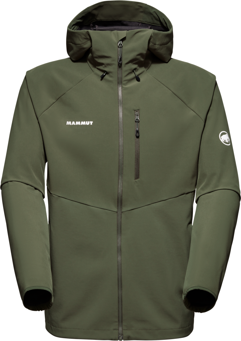 Mammut Ultimate Comfort SO Hooded Jacket Mens (2024) Dark Marsh