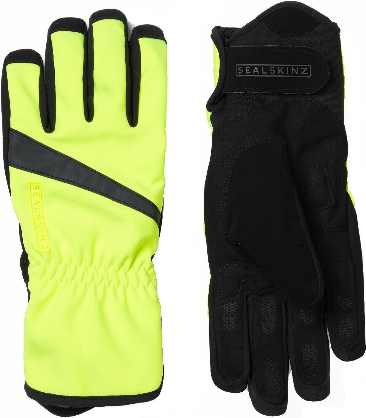 Sealskinz Bodham Waterproof All Weather Cycle Glove Neon Yellow