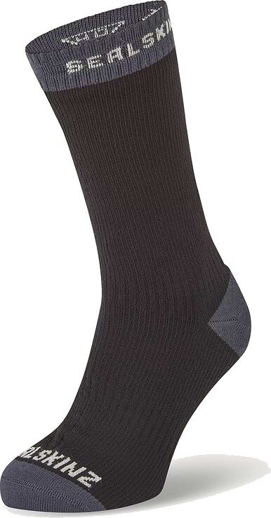 Sealskinz Wiveton Waterproof Warm Weather Mid Length Sock Black