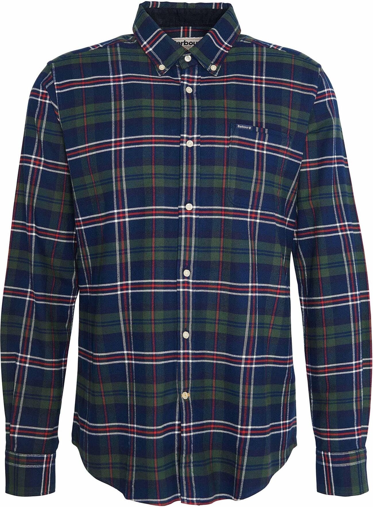 Barbour Ronan Tailored Check Deep Blue