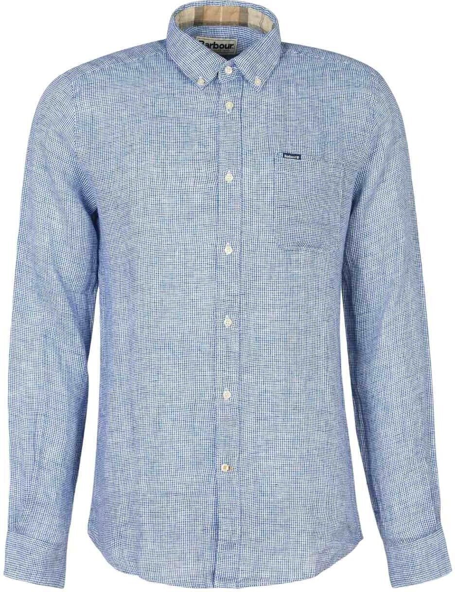 Barbour Linton Tailored Shirt Mens Navy