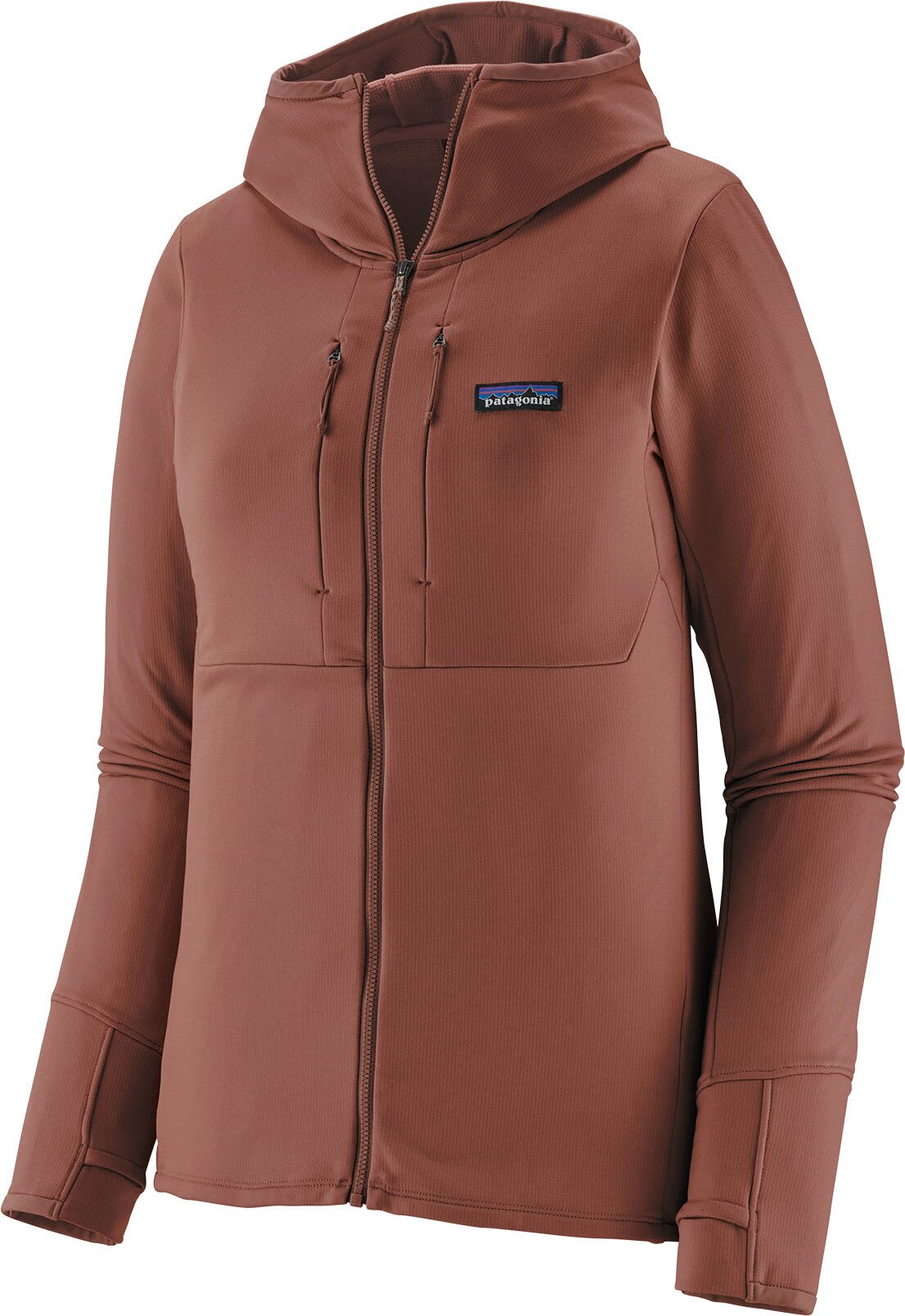 Patagonia R1 Thermal Full-Zip Hoody Womens Dulse Mauve