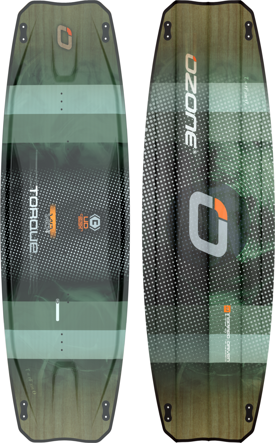 Ozone Torque V4 Board Only Green