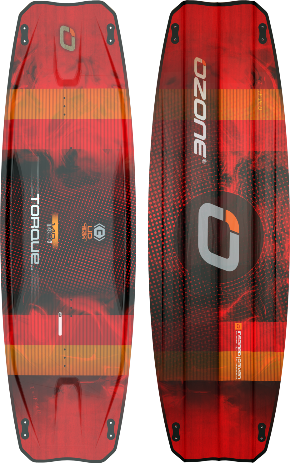 Ozone Torque V4 Board Only Red