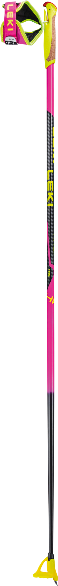 LEKI HRC Junior Ski poles Neonpink / Black / Neonyellow