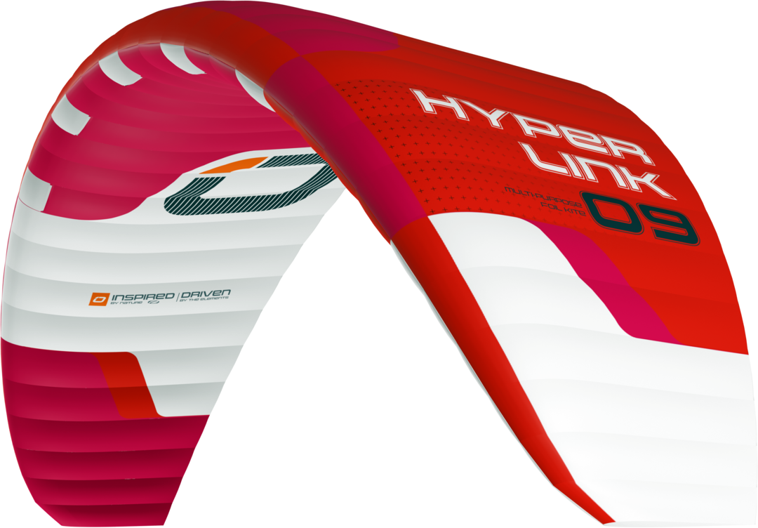 Ozone Hyperlink V4 Kite Only 9m² Red/Rubine/White
