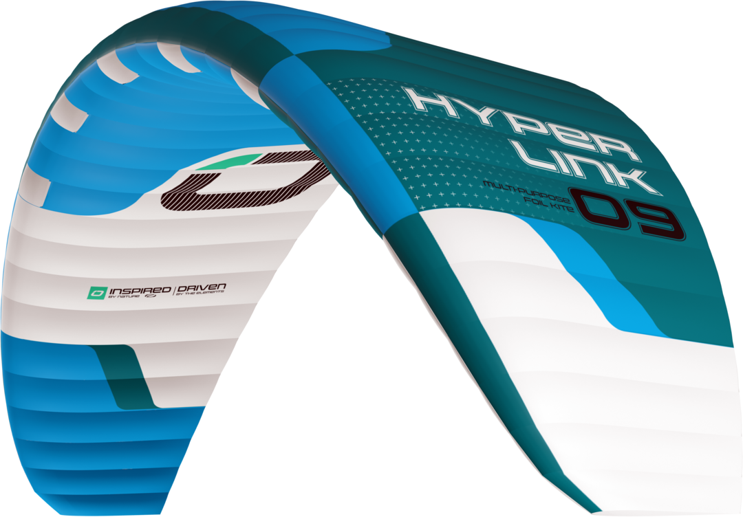 Ozone Hyperlink V4 Kite Only 11m² Emerald/Cyan/White