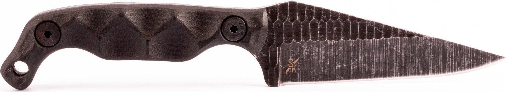 Stroup Knives Mini - G10, Acid Etched Black