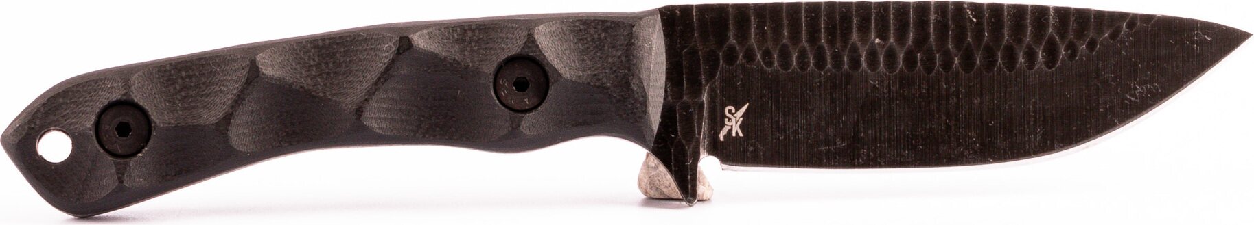 Stroup Knives GP2 - G10, Acid Etched Black