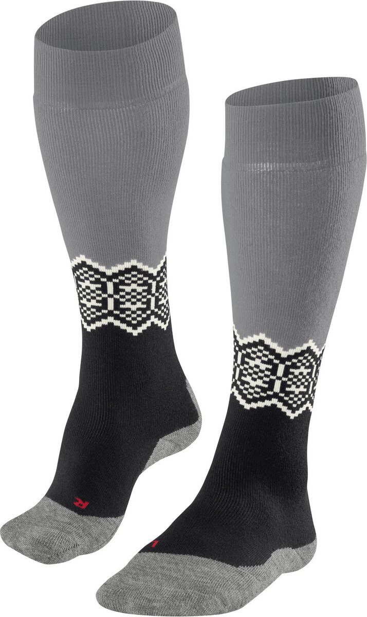 Falke SK2 Intermediate Skiing Knee-high Socks Mens Black Mix