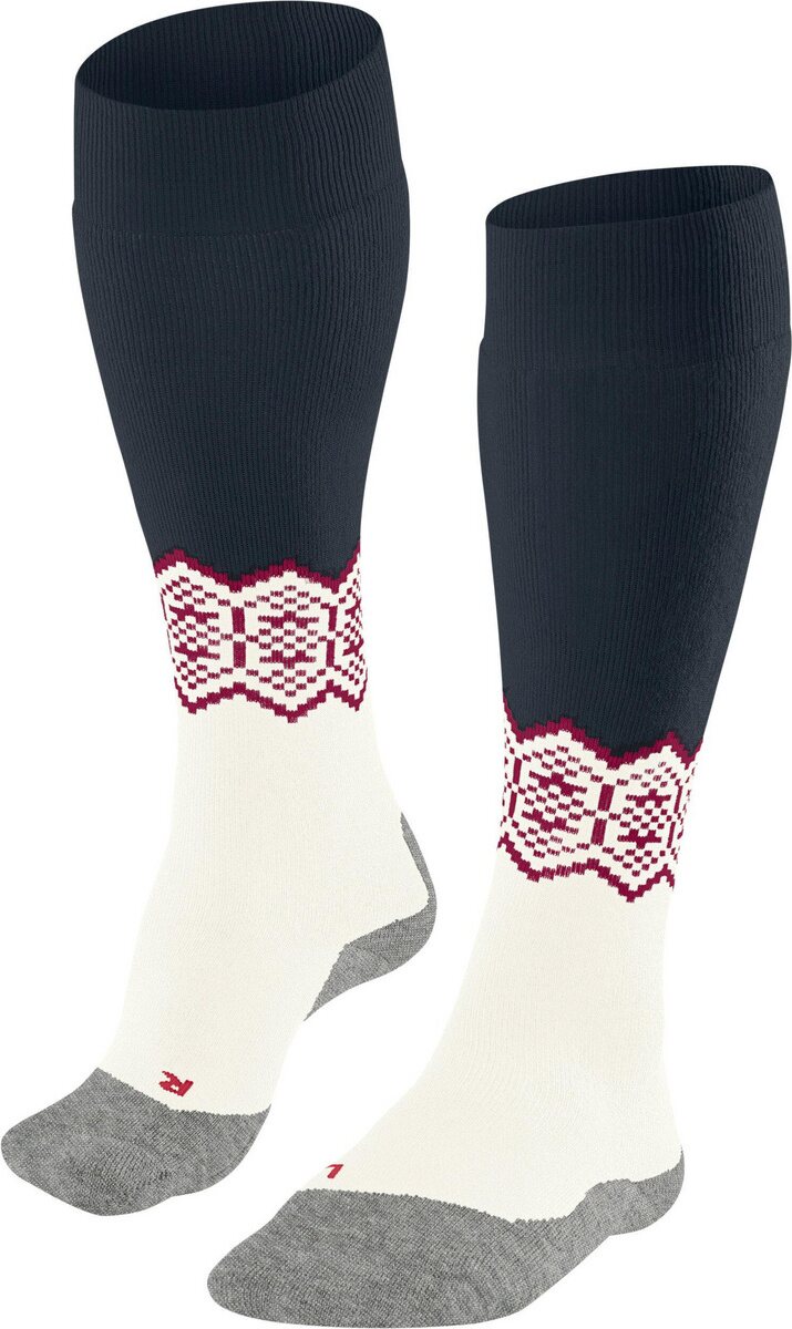 Falke SK2 Intermediate Skiing Knee-high Socks Womens OffWhite