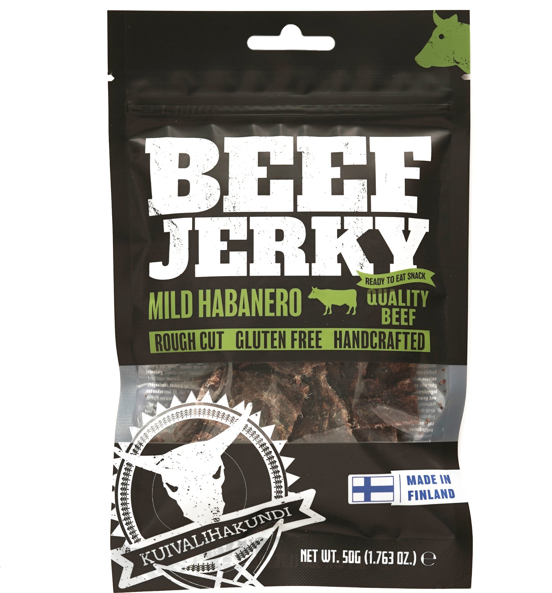 Kuivalihakundi Beef Jerky 50g Mild Habanero