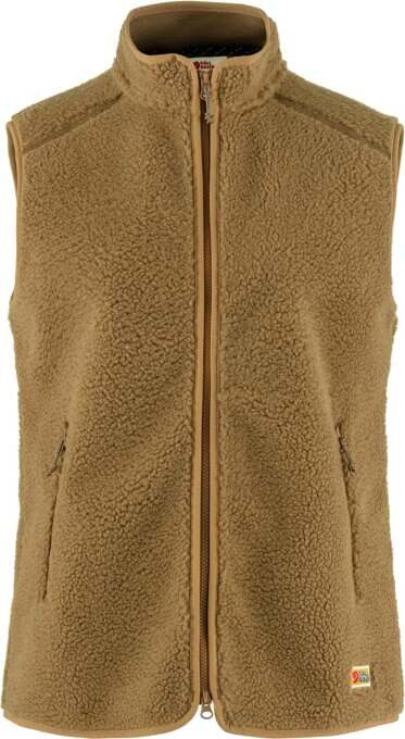 Fjällräven Vardag Pile Fleece Vest Womens Buckwheat Brown (232)
