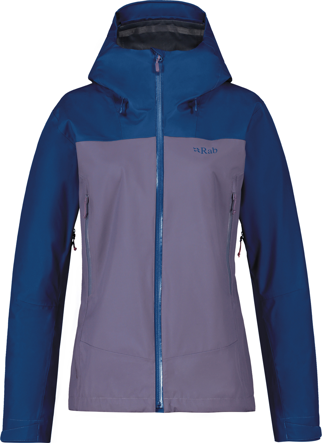 Rab Arc Eco Jacket Womens shell jacket Patriot Blue / Purple Sage