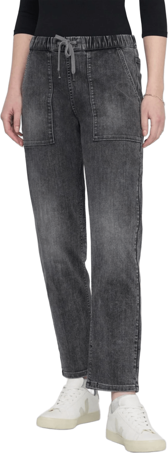 Duer Performance Denim Harbour Pant Womens Tumbled Onyx