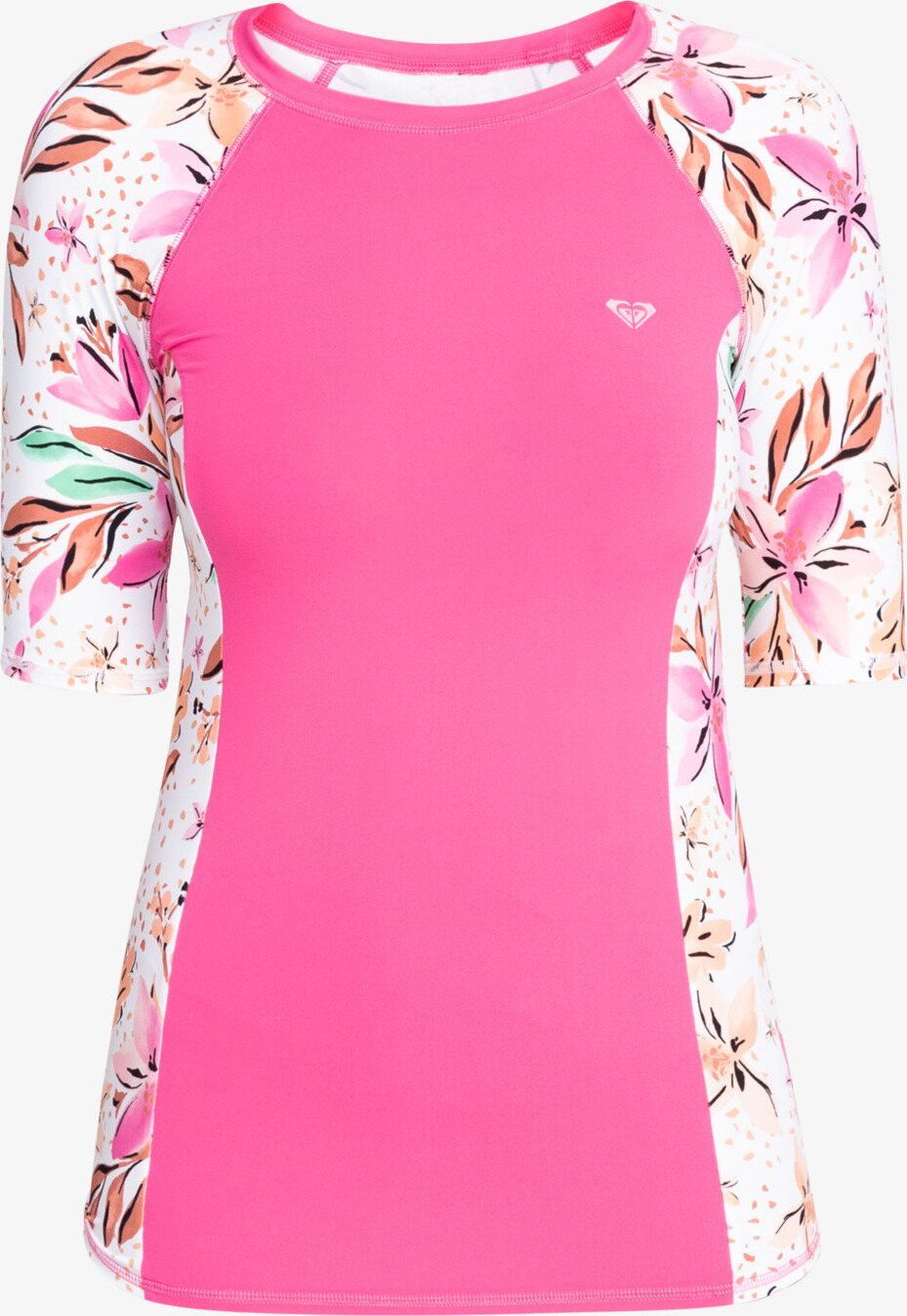 Roxy SS Lycra Printed Womens Pink