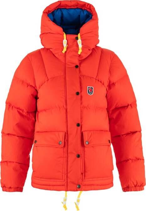 Fjällräven Expedition Down Lite Jacket Womens Flame Orange / UN Blue (214-525)