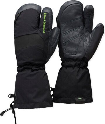 Black Diamond Alpine 3-Finger Mitts Black / Carbon