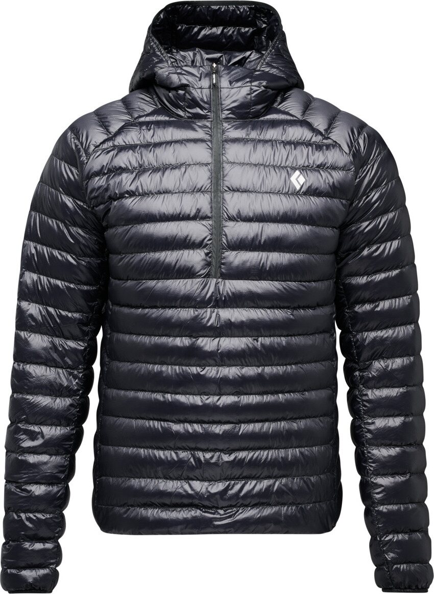 Black Diamond Deploy Down Half Zip Hoody Mens Black